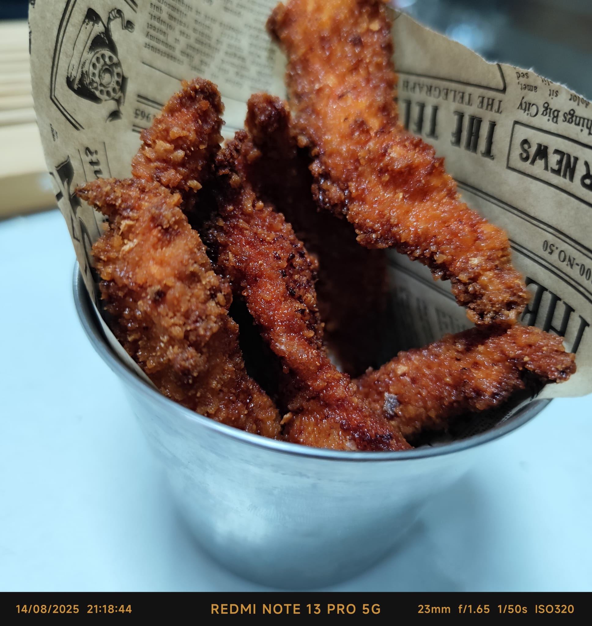 Tiras de pollo crujientes 8 unidades